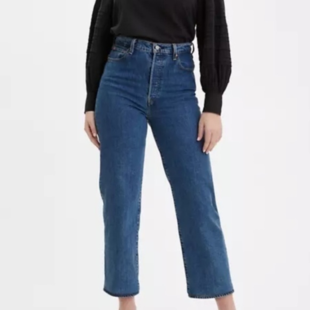 👖🔥👖🔥RIBCAGE STRAIGHT ANKLE WOMEN'S JEANS👖🔥👖🔥​